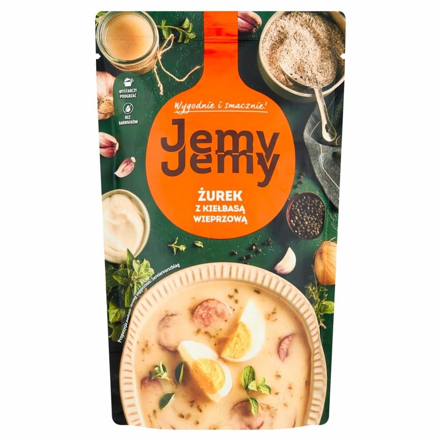 JEMYJEMY Żurek z kiełbasą wieprzową 450 g