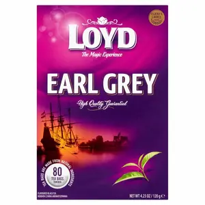 LOYD Herbata czarna Earl Grey 80 szt. 120 g LOYD Herbata czarna Earl Grey 80 szt. 120 g