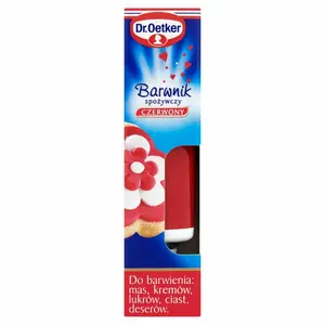DR. OETKER Barwnik spożywczy czerwony 10 g DR. OETKER Barwnik spożywczy czerwony 10 g