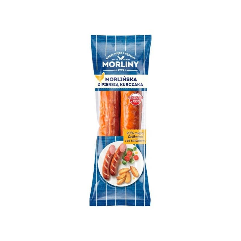 MORLINY Kiełbasa morlińska z piersi kurczaka 400 g