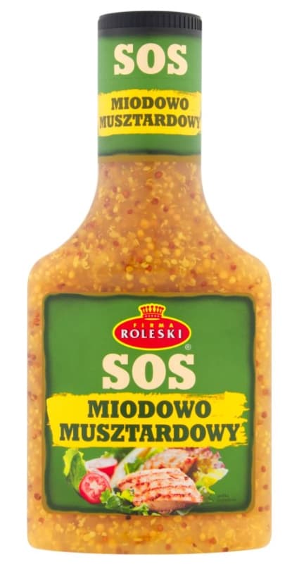 ROLESKI Sos miodowo musztardowy 340 g