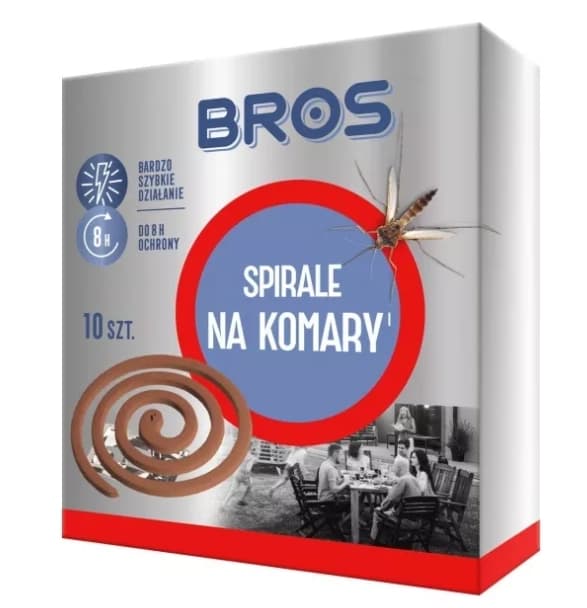 BROS Spirale na komary 10 szt.