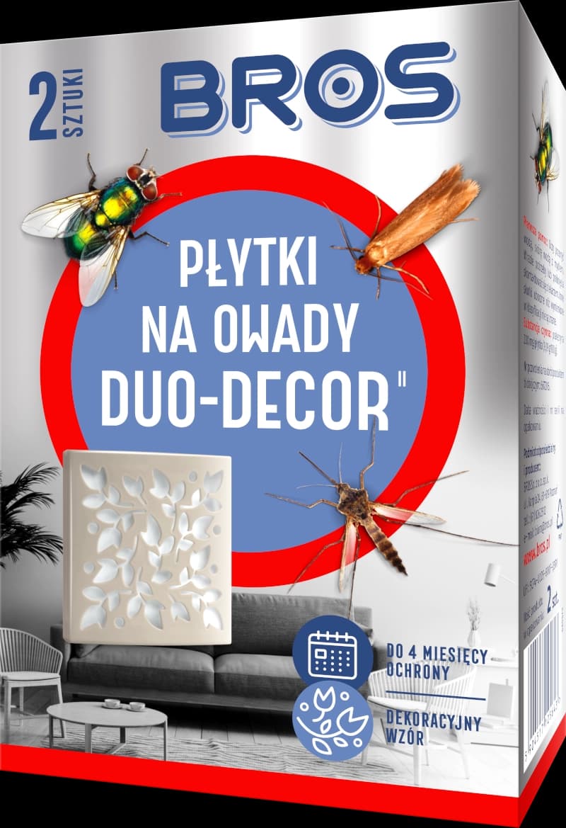 BROS Płytki na owady Duo-Decor 2 szt.