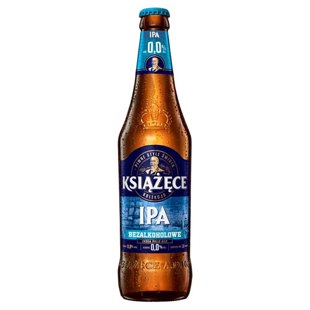 KSIĄŻĘCE Piwo IPA bezalkoholowe butelka 500 ml
