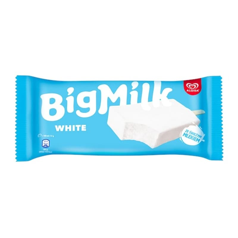 BIG MILK Lody o smaku śmietankowym 100 ml