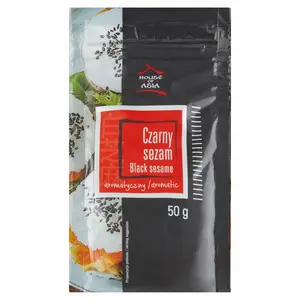 HOUSE OF ASIA Czarny sezam 50 g HOUSE OF ASIA Czarny sezam 50 g