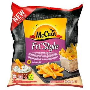 MCCAIN FRI'STYLE Frytki ekstra chrupiące Fri'style mrożone 600 g MCCAIN FRI'STYLE Frytki ekstra chrupiące Fri'style mrożone 600 g