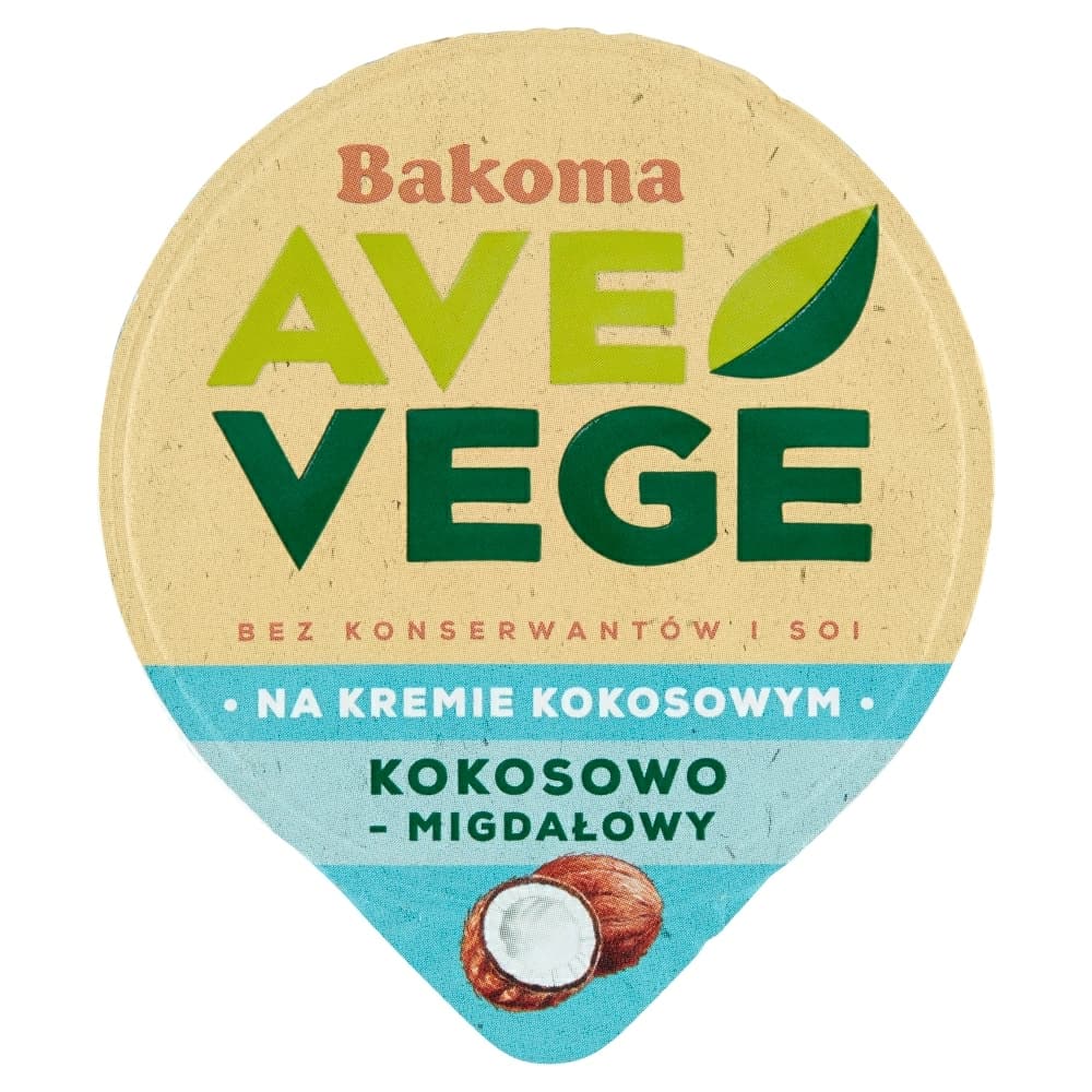 BAKOMA AVE VEGE Deser kokosowy o smaku kokosowo-migdałowym VEGE 150 g