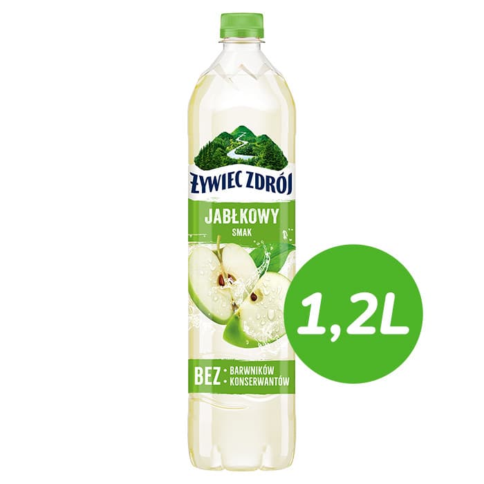 ŻYWIEC ZDRÓJ Napój niegazowany z nutą jabłka 1200 ml