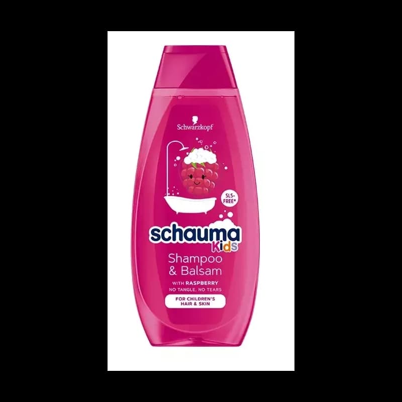 SCHAUMA KIDS Szampon i odżywka do włosów malina 400 ml
