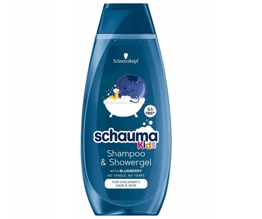 SCHAUMA KIDS Szampon i odżywka do włosów borówka 400 ml