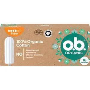 O.B. PROCOMFORT Tampony Organic Super 16 szt. O.B. PROCOMFORT Tampony Organic Super 16 szt.