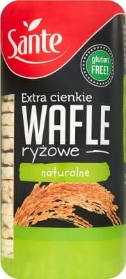 SANTE Wafle ryżowe extra cienkie naturalne bezglutenowe 110 g