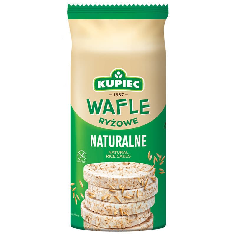 KUPIEC Wafle ryżowe naturalne bezglutenowe 120 g