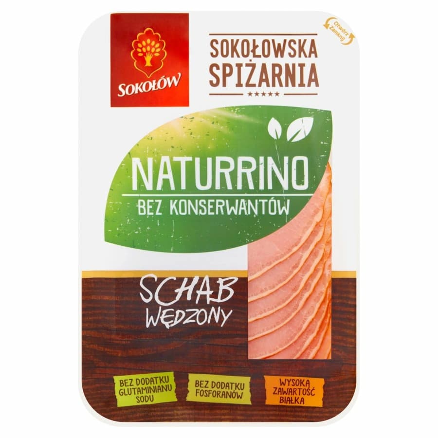SOKOŁÓW NATURRINO Sokołowska Spiżarnia Schab wędzony 100 g