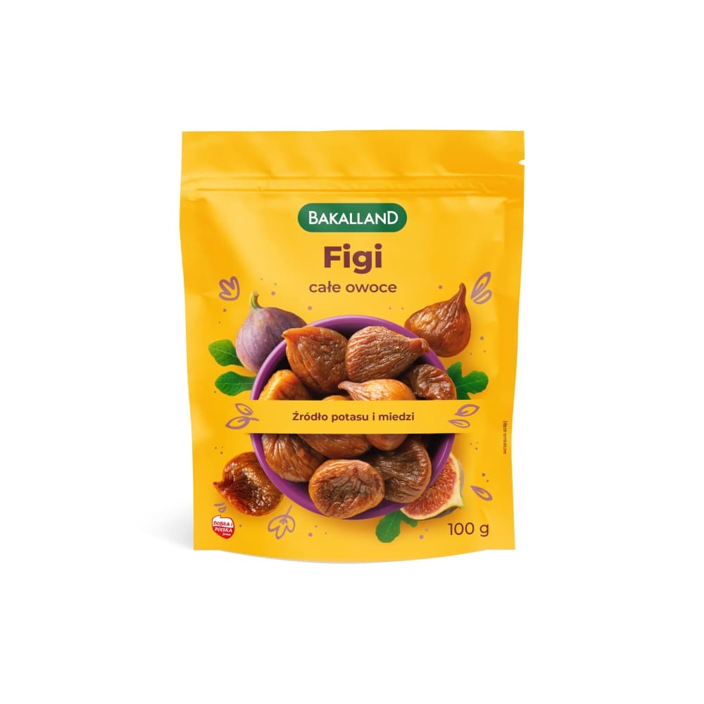 BAKALLAND Figi duże owoce 100 g