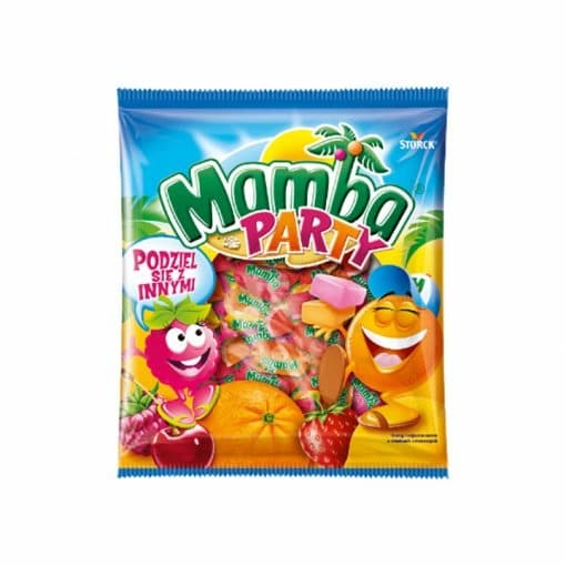 MAMBA PARTY Gumy rozpuszczalne o smakach owocowych 140 g