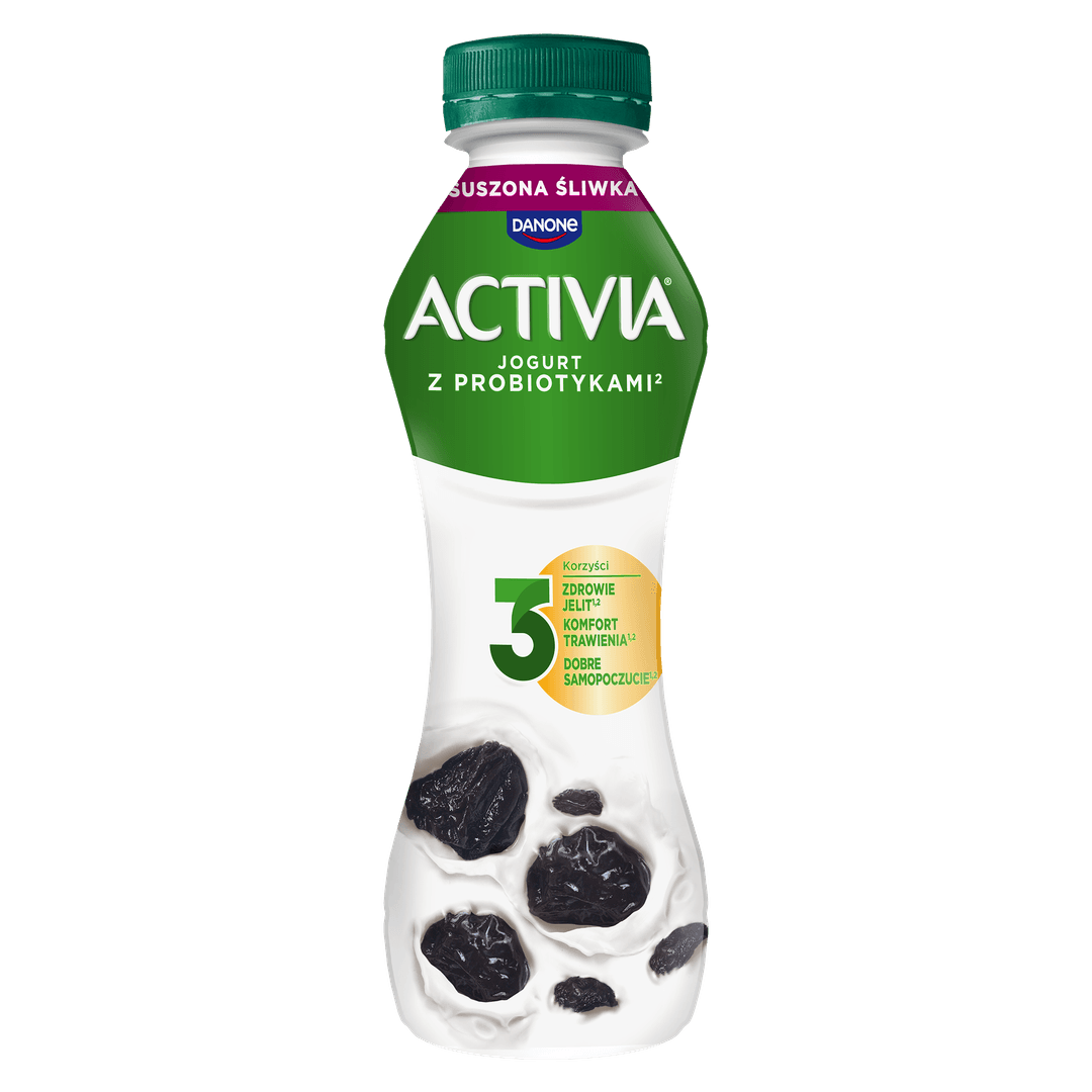 DANONE ACTIVIA Jogurt suszona śliwka 280 g