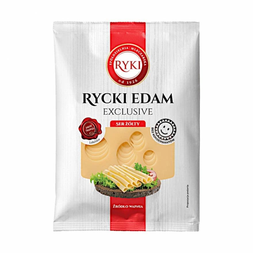 RYKI Ser Rycki Edam w plastrach Exclusive 135 g