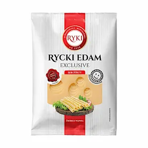 RYKI Ser żółty Rycki Edam Exclusive w plastrach 135 g RYKI Ser żółty Rycki Edam Exclusive w plastrach 135 g
