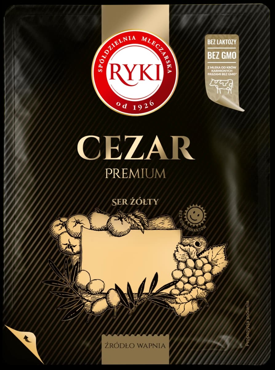 RYKI Ser Cesar w plastrach 135 g