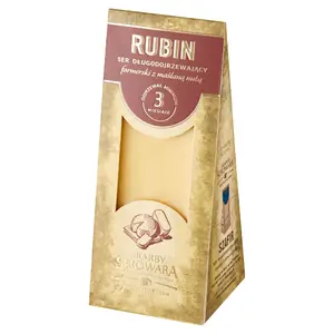 SKARBY SEROWARA Ser długodojrzewający Rubin 180 g SKARBY SEROWARA Ser długodojrzewający Rubin 180 g