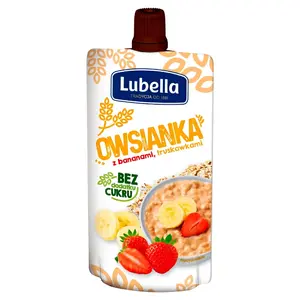 LUBELLA Owsianka z bananami i truskawkami 100 g LUBELLA Owsianka z bananami i truskawkami 100 g