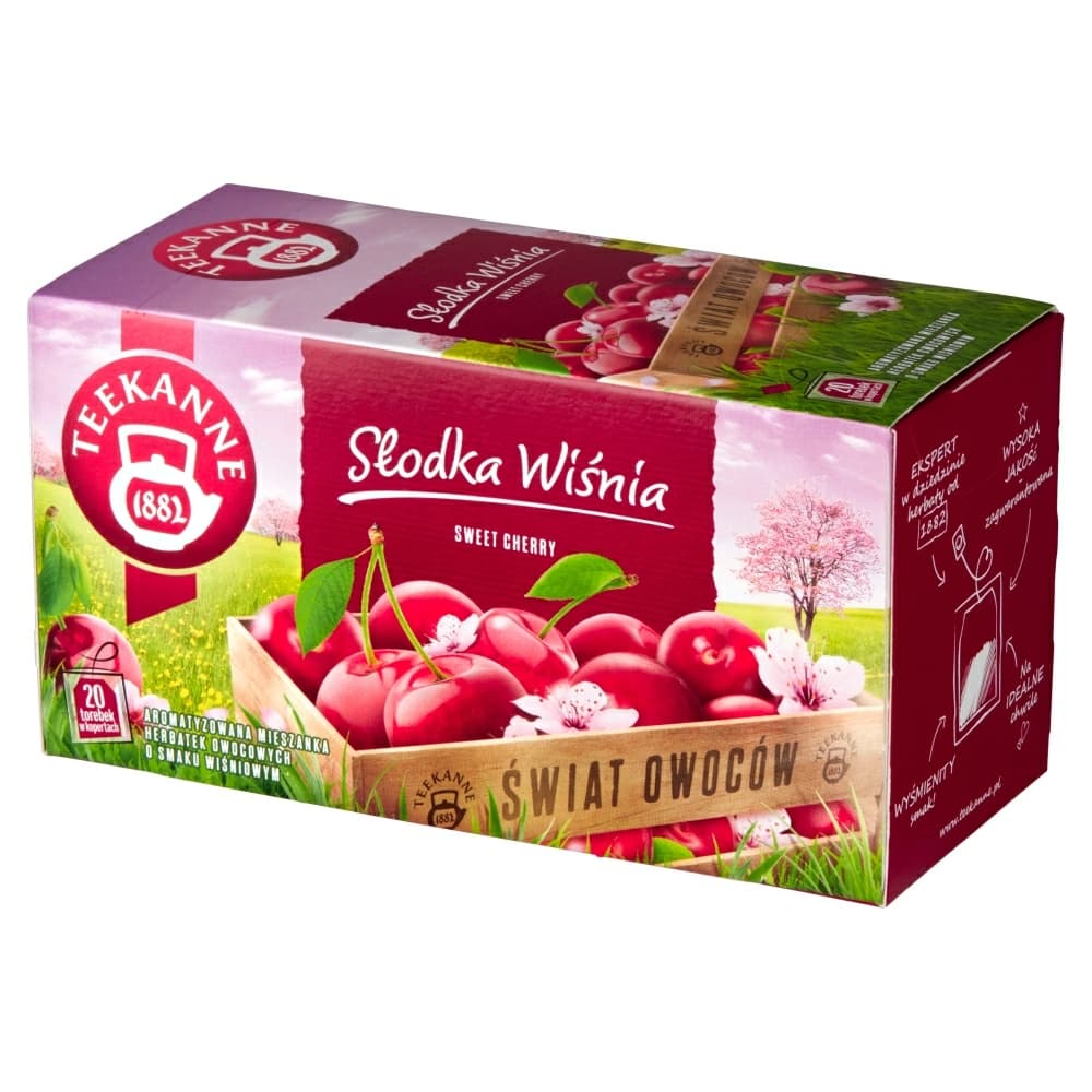 TEEKANNE ŚWIAT OWOCÓW Herbatka owocowa Słodka wiśnia 20 szt. 50 g
