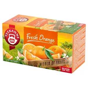 TEEKANNE ŚWIAT OWOCÓW Herbatka owocowa o smaku pomarańczy 20 szt. 45 g TEEKANNE ŚWIAT OWOCÓW Herbatka owocowa o smaku pomarańczy 20 szt. 45 g