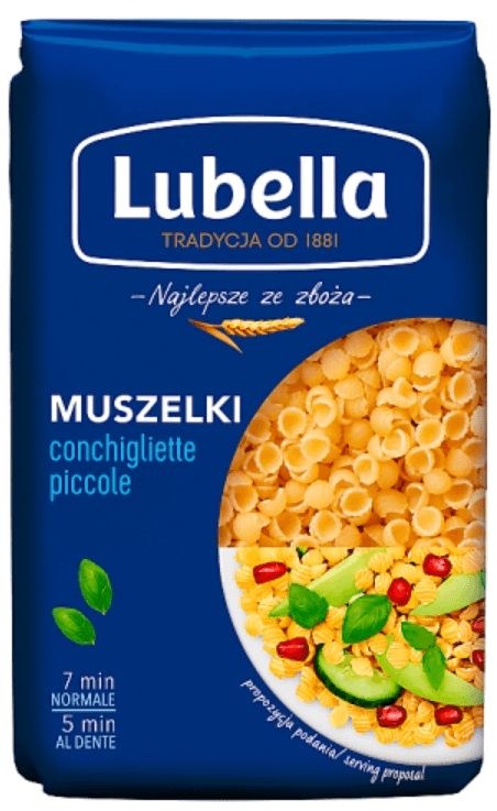 LUBELLA Makaron muszelki małe 400 g