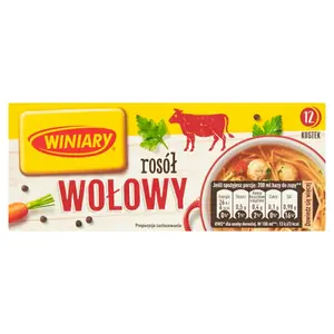 WINIARY Rosół wołowy 12 kostek 120 g WINIARY Rosół wołowy 12 kostek 120 g