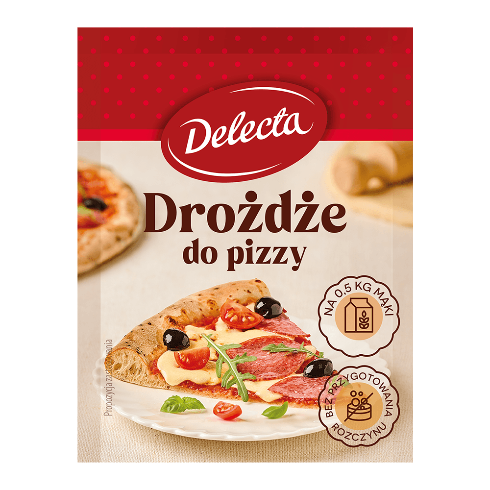 DELECTA Drożdże do pizzy 8 g