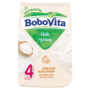 BOBOVITA Kleik ryżowy po 4. miesiącu 160 g BOBOVITA Kleik ryżowy po 4. miesiącu 160 g
