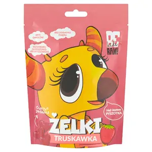 BeRAW Kids Żelki Truskawka 35g BeRAW Kids Żelki Truskawka 35g