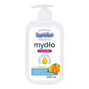 BAMBINO RODZINA Mydło do rąk o zapachu mirabelki 500 ml BAMBINO RODZINA Mydło do rąk o zapachu mirabelki 500 ml