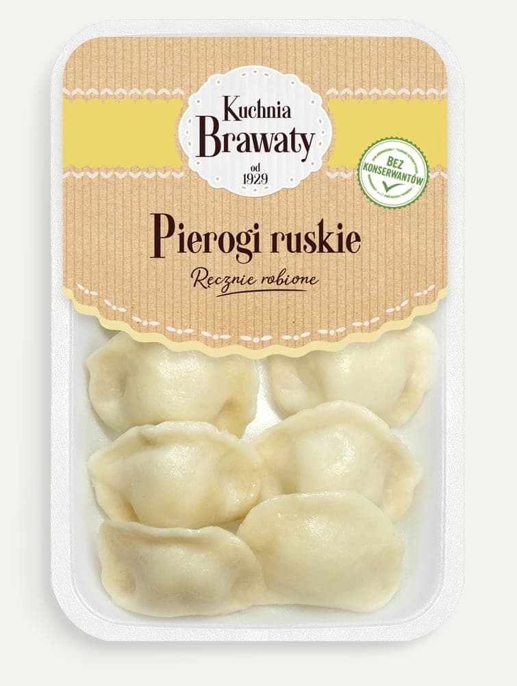 KUCHNIA BRAWATY Pierogi ruskie 350 g