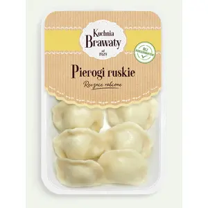 KUCHNIA BRAWATY Pierogi ruskie 350 g KUCHNIA BRAWATY Pierogi ruskie 350 g