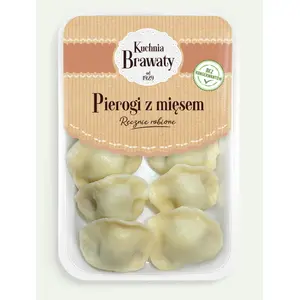 KUCHNIA BRAWATY Pierogi z mięsem 330 g KUCHNIA BRAWATY Pierogi z mięsem 330 g