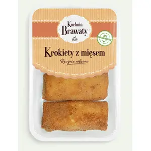 KUCHNIA BRAWATY Krokiety z mięsem 350 g KUCHNIA BRAWATY Krokiety z mięsem 350 g