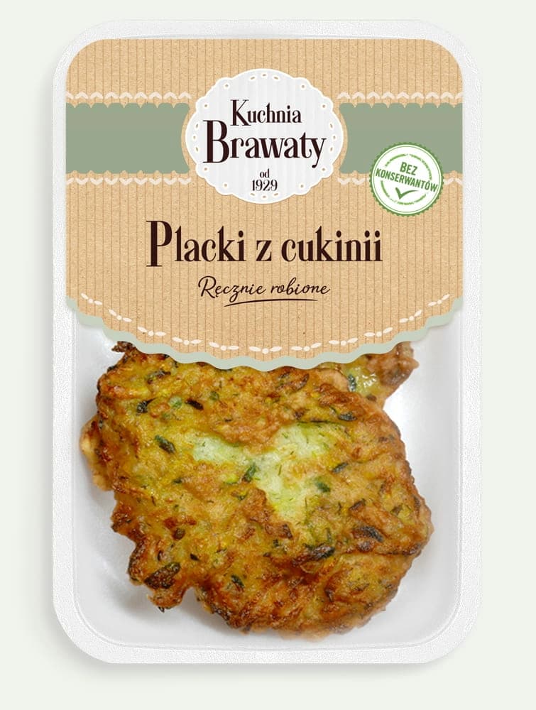 KUCHNIA BRAWATY Placki z cukinii 260 g