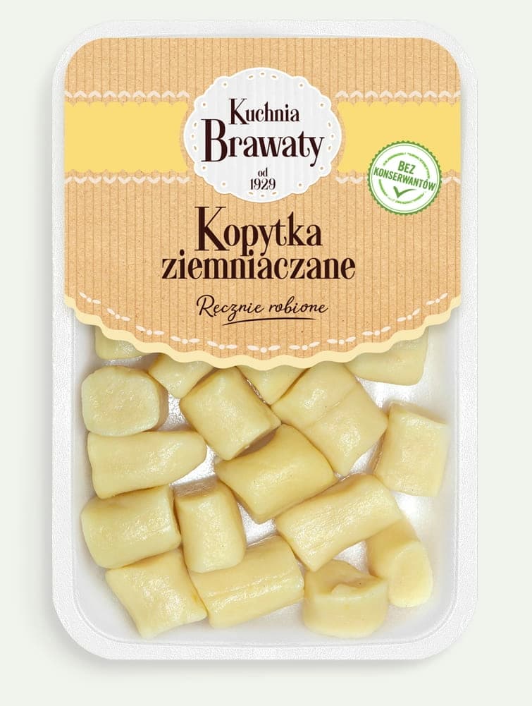 KUCHNIA BRAWATY Kopytka ziemniaczane 350 g