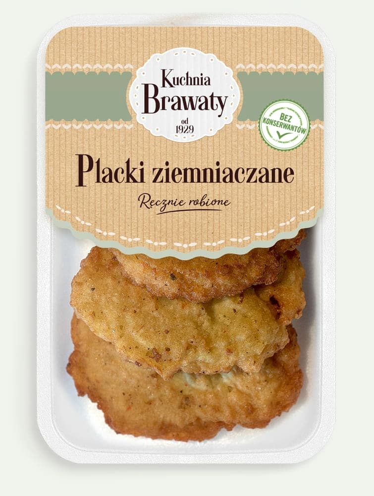KUCHNIA BRAWATY Placki ziemniaczane 260 g