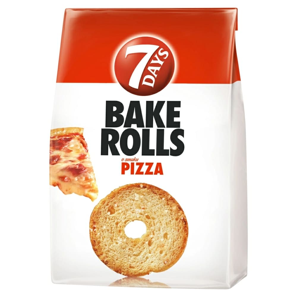 7 DAYS BAKE ROLLS Chrupki chlebowe pizza 150 g