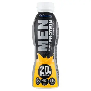 BAKOMA Men Shake z wysoką zawartością protein smak waniliowy 380 g BAKOMA Men Shake z wysoką zawartością protein smak waniliowy 380 g