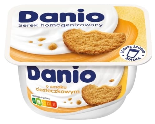 DANONE DANIO Serek homogenizowany ciastko 130 g