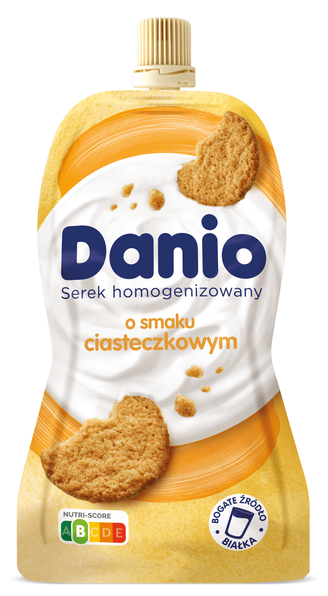 DANONE DANIO Serek homogenizowany ciastko saszetka 120 g