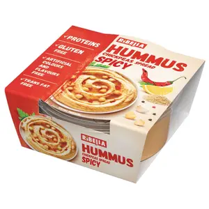 RIBELLA Hummus pikantny VEGE 80 g RIBELLA Hummus pikantny VEGE 80 g