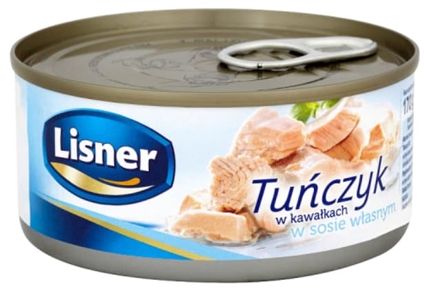 LISNER Tuńczyk w kawałkach w sosie własnym 170 g