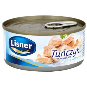 LISNER Tuńczyk w kawałkach w sosie własnym 170 g LISNER Tuńczyk w kawałkach w sosie własnym 170 g