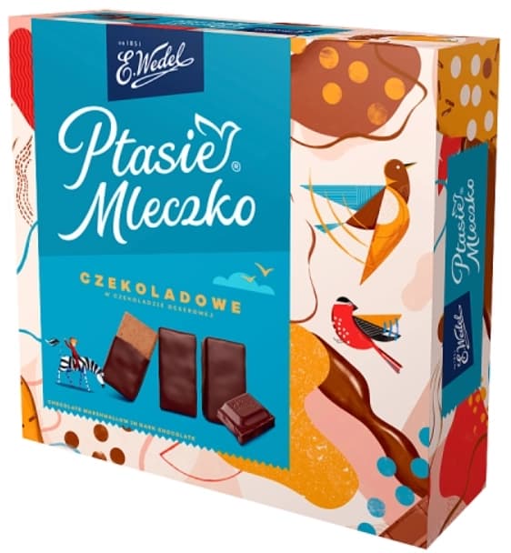 E. WEDEL Ptasie mleczko czekoladowe 340 g
